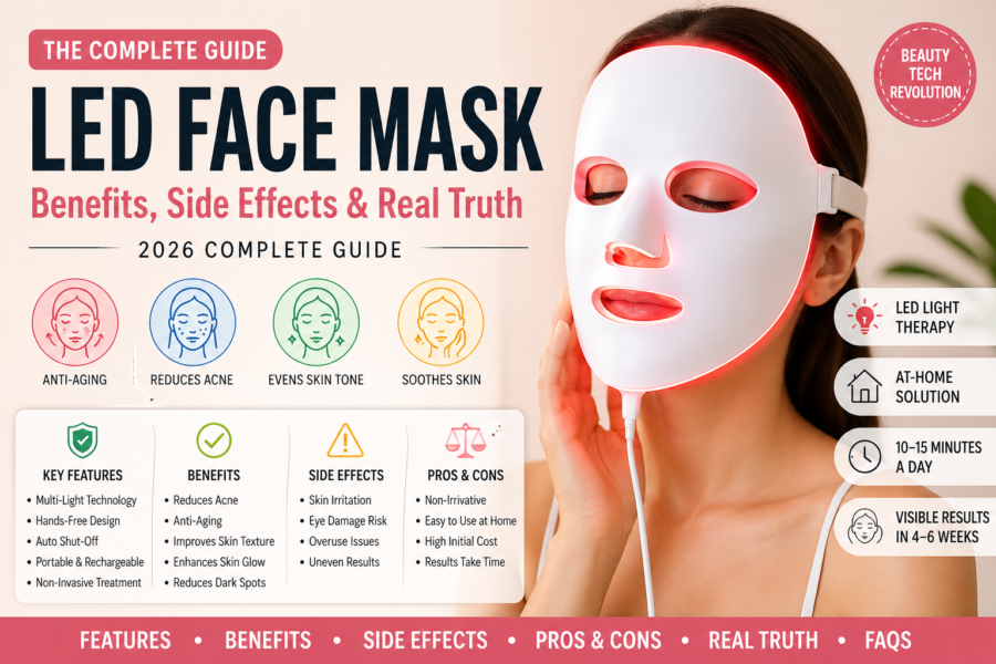 LED Face Mask Benefits, Side Effects & Real Truth (2026 Complete Guide)