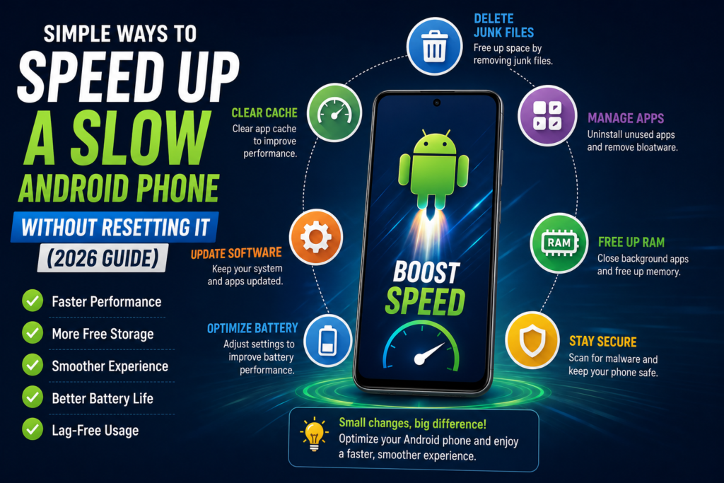 How to Speed Up a Slow Android Phone Without Resetting It (2026 Guide)