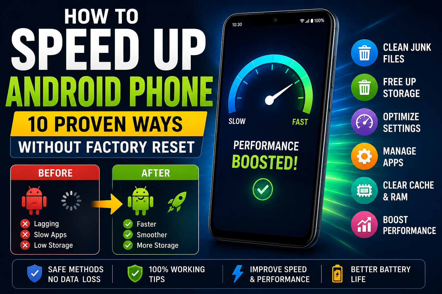 10 Proven Ways to Increase Android Phone Speed Without Factory Reset