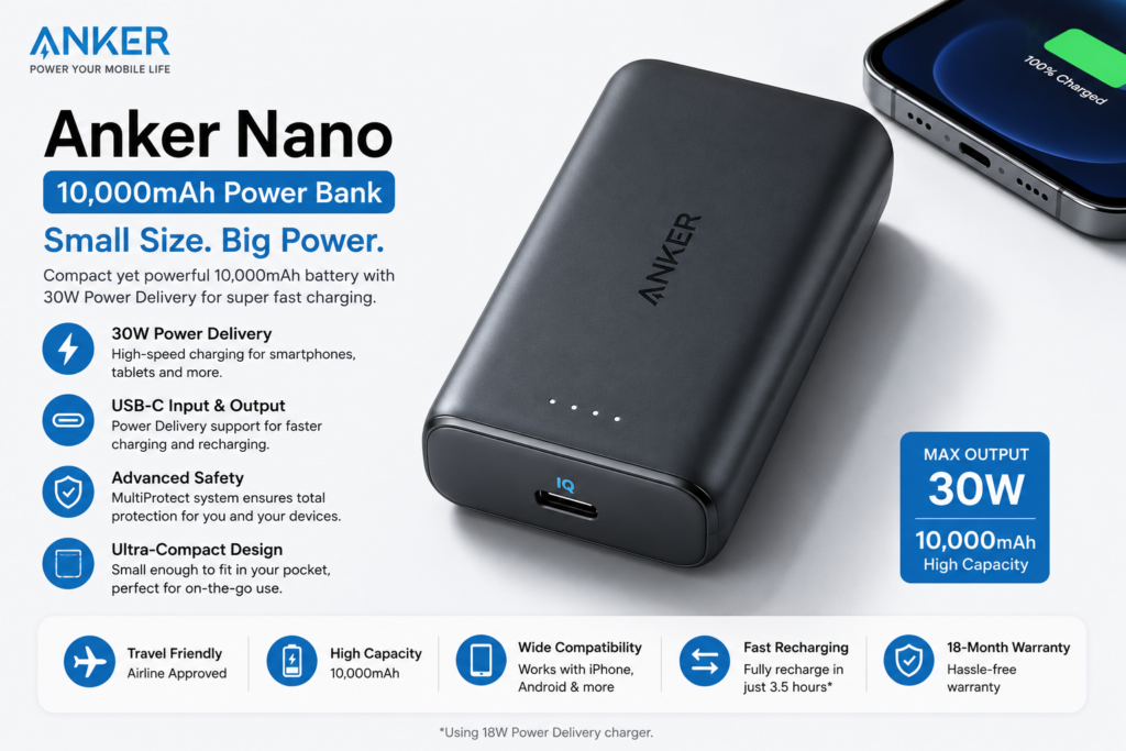 Stuffcool SuperPower 20,000mAh – Best Power Bank for Laptops & Tablets