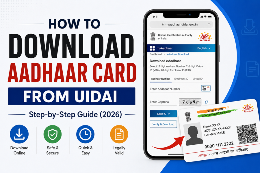How to Download Aadhaar Card from UIDAI: Complete Step-by-Step Guide (2026)