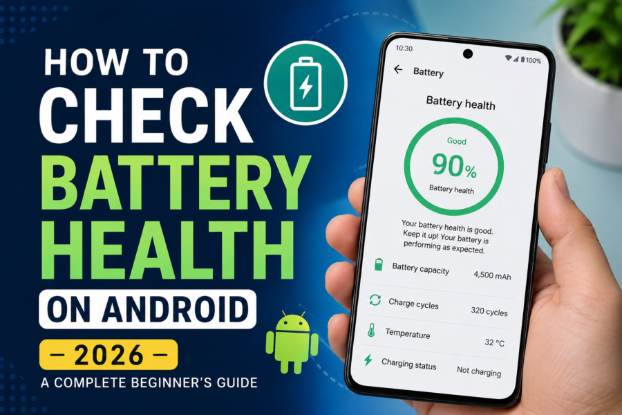 How to Check Battery Health on Android (2026): A Complete Beginner’s Guide
