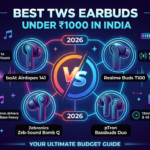 Best TWS Earbuds Under ₹1000 in India (2026)